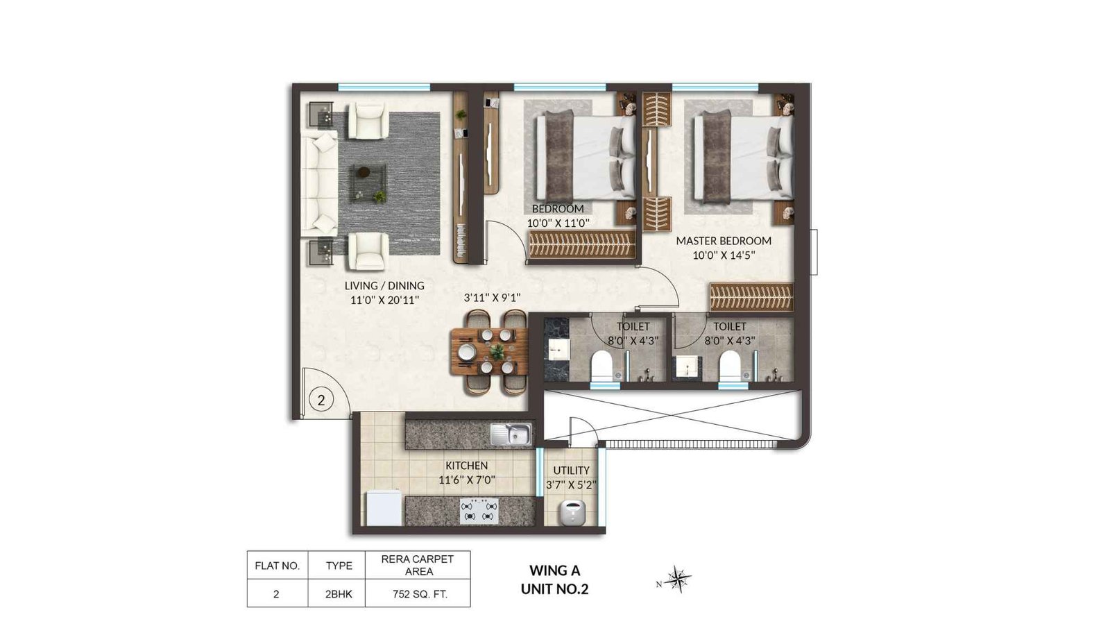Spenta-Anthea-2-BHK-Floor-Plan-Wing-A-752-sqft